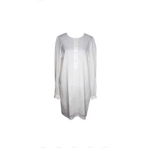 Banana Republic‎ Womens White Long sleeve Knee Length Sheath Dress Sz S Tall